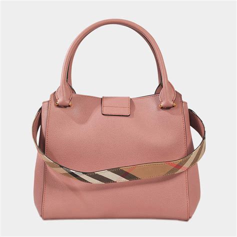 burberry pink cantebury tote bag|Burberry medium buckle tote pink.